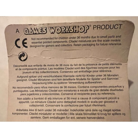 Warhammer Chaos Warrior Components Citadel Miniatures Game Workshop ©1997 New - Picture 5 of 6
